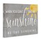 Stupell Industries Be the Sunshine Positivity Canvas Wall Art